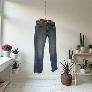 Lee Women's Blue Straight-Leg Jeans Size 32x34 (31)